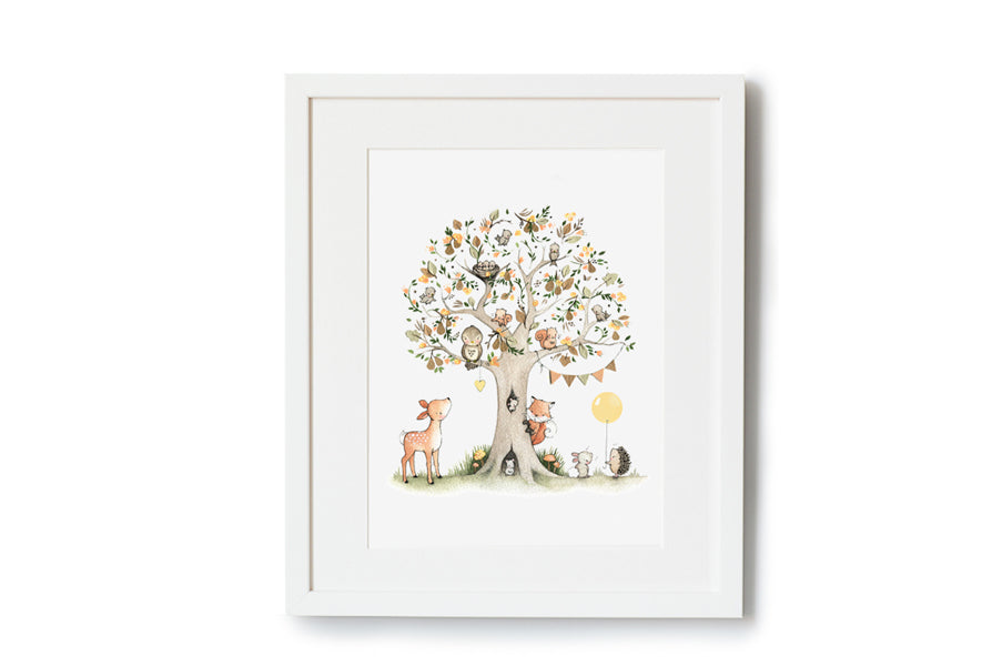 Children&#39;s Personalised Pear Tree Print (Copy)
