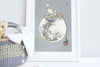 Children&#39;s Personalised Picnic on the Moon Picture