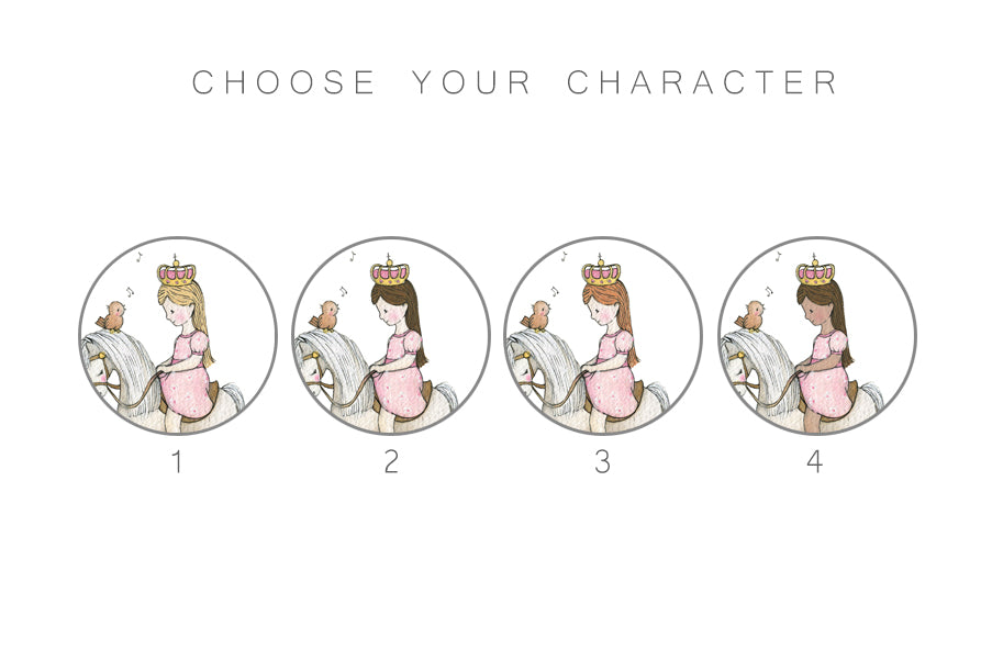 Girl&#39;s Enchanted Tale Nursery Wall Art Set