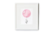 Baby Girl Rose Pink Round Balloon Picture