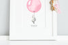 Baby Girl Rose Pink Round Balloon Picture