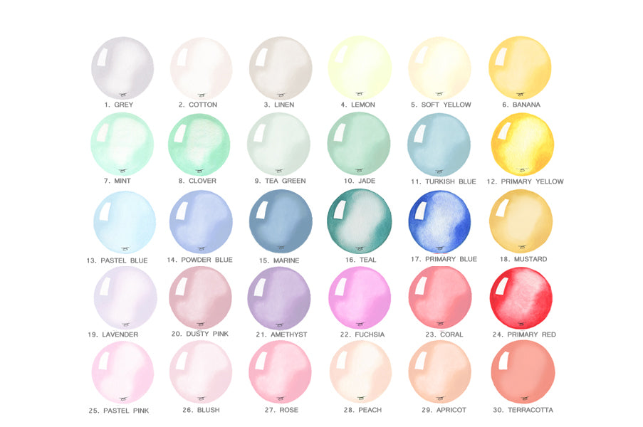 Mint Green Balloon Baby Nursery Picture