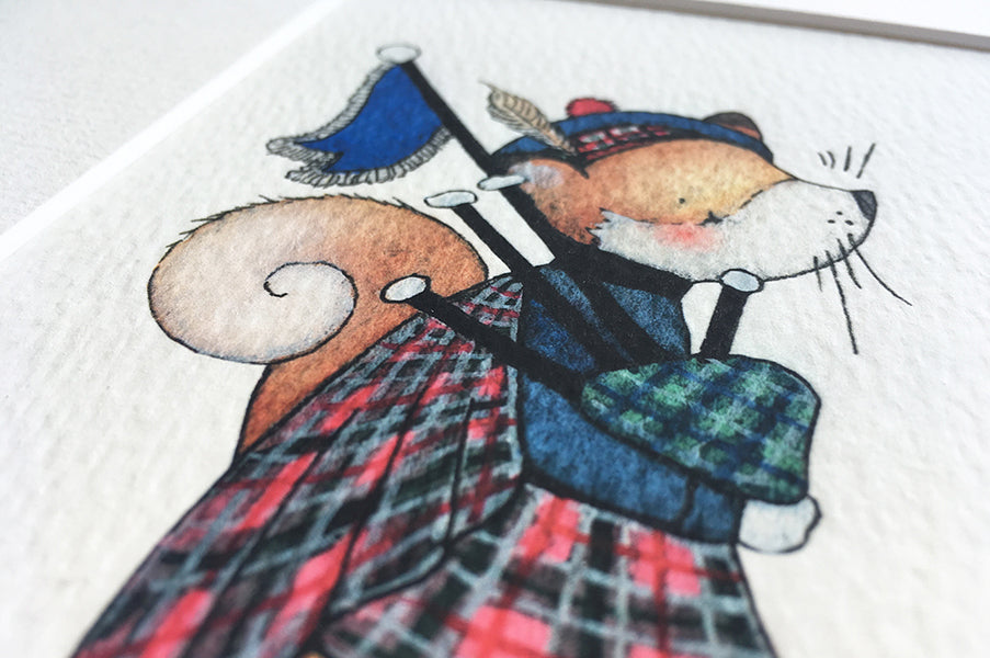 Children's Scottish Guard Fox Illustrated Picture