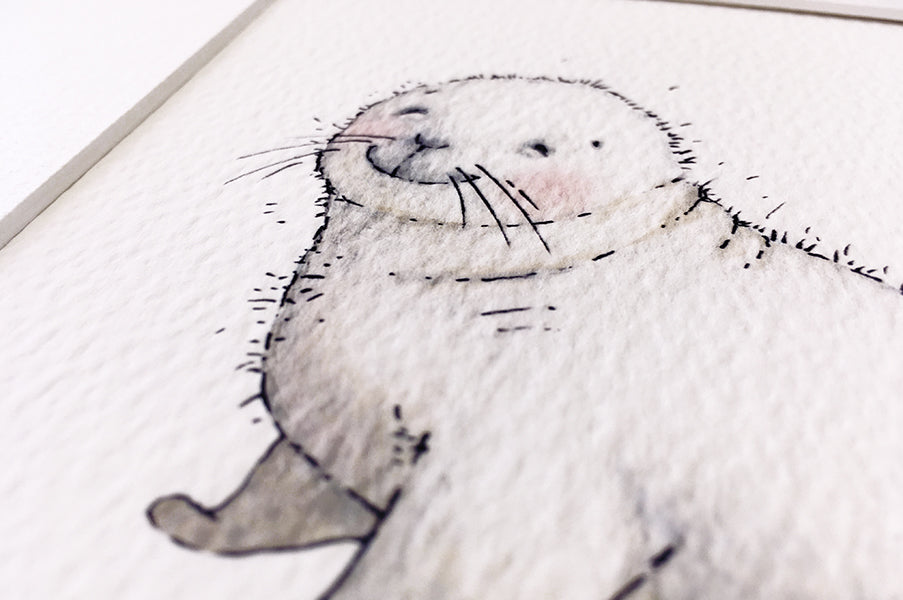 Children&#39;s Arctic Animal Adventure Print Decor Set