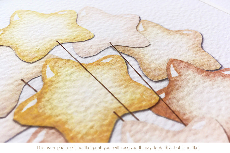 Moon And Stars wall art set for kid&#39;s bedroom