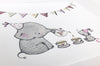 Girl&#39;s Elephant and Mouse Tea Party Picture