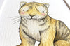 Personalised Newborn Baby Tiger Picture