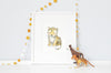 Personalised Newborn Baby Tiger Picture