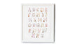 Girl&#39;s Pink Woodland Alphabet Nursery Print