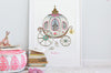 Big Princess Carriage Picture for Girl&#39;s Room