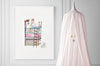 Girl&#39;s Big Princess And The Pea Wall Picture