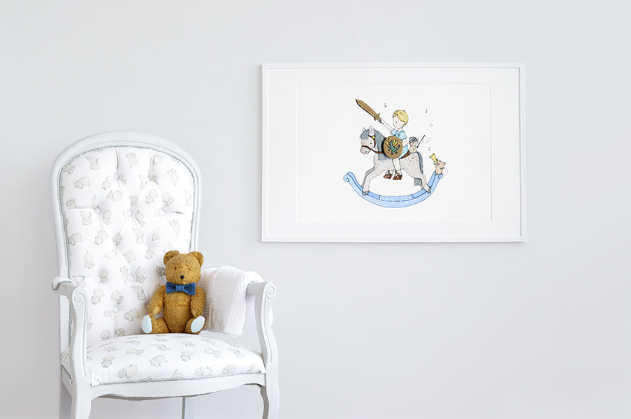 Big Traditional Rocking Horse picture for boy's room