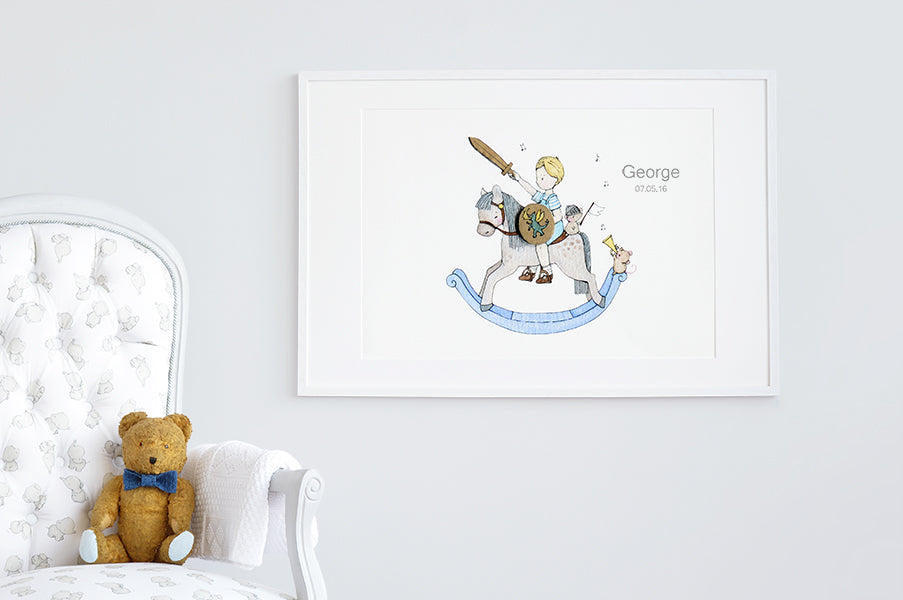 Big Traditional Rocking Horse picture for boy&#39;s room