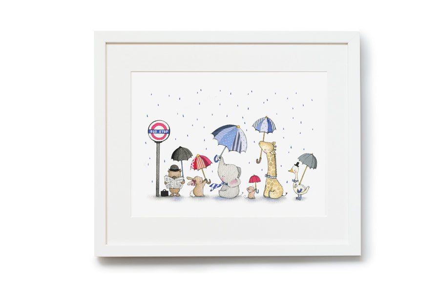 Kid&#39;s London Zoo Animal Commuters Picture