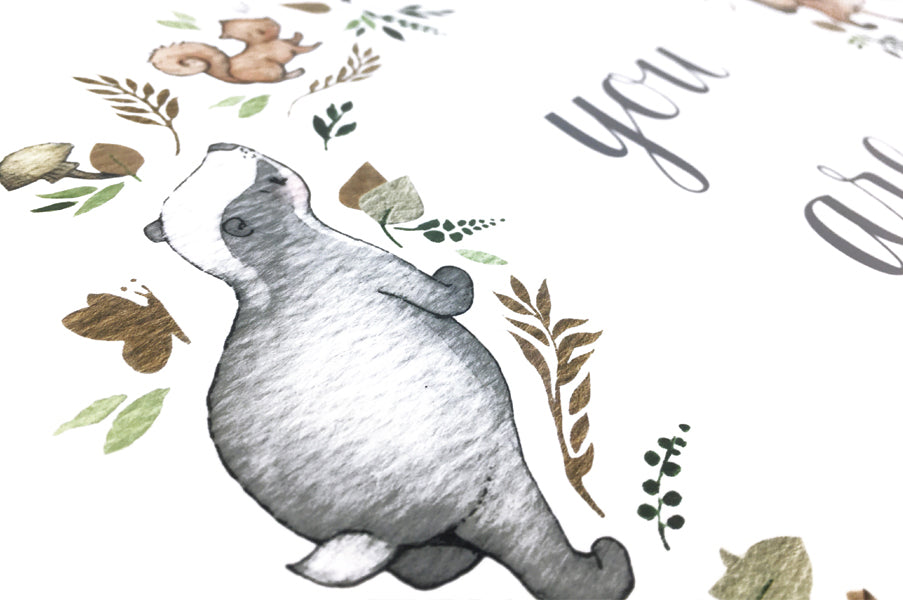 Children&#39;s Autumn Woodland Wreath Quote Picture (Copy)