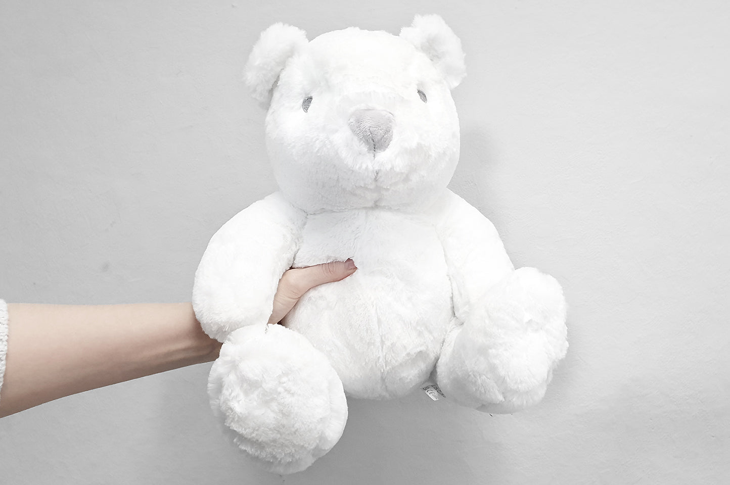 Large Plush Teddy Bear — Mint Floral NZ