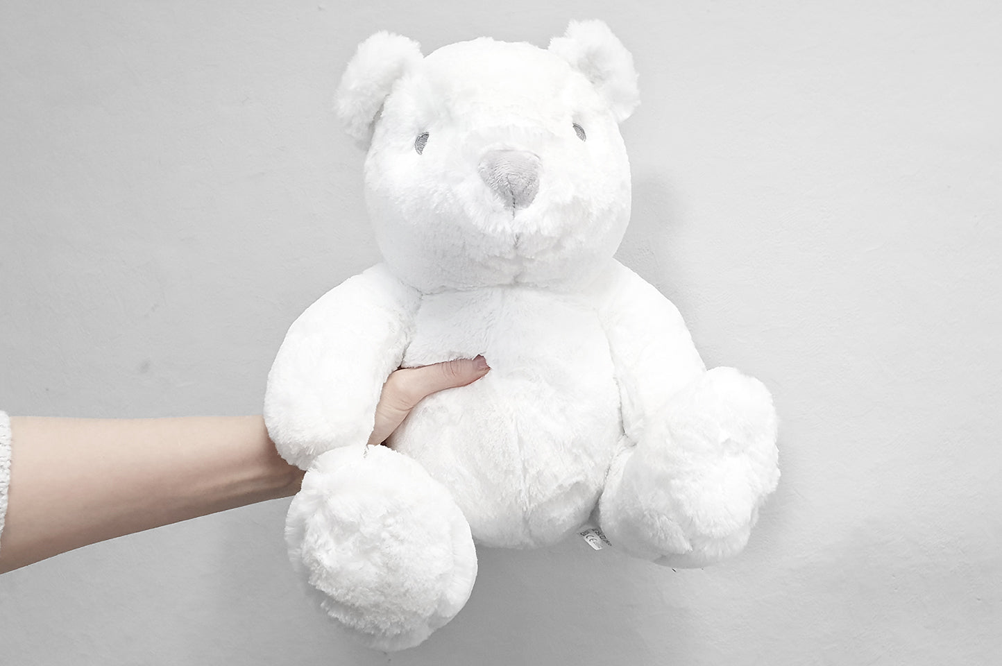 Large Soft Plush White Teddy Bear Toy