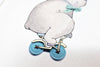 Kid&#39;s Bicycle Bear Print for a Circus Bedroom