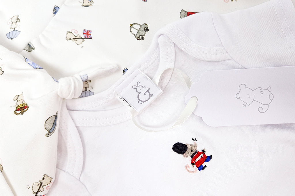 London Baby Hat, Vest and Leggings Clothing Set