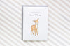Deerest Little One New Baby Greetings Card