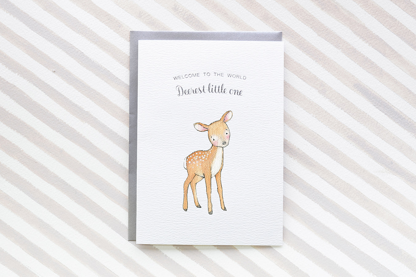 Deerest Little One New Baby Greetings Card