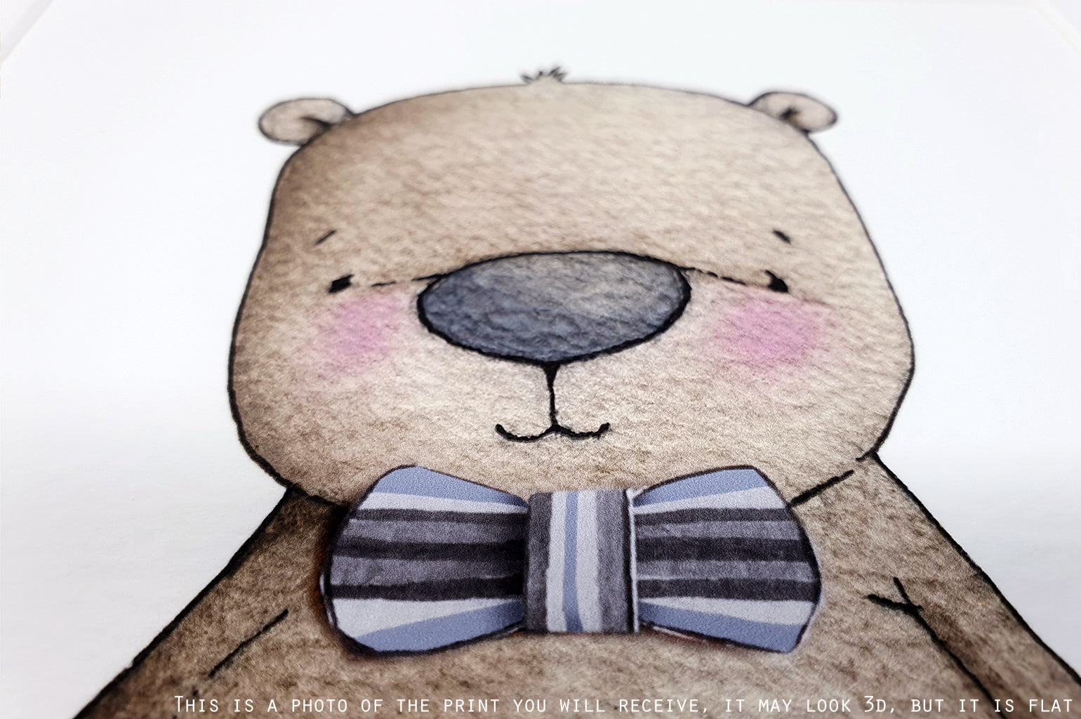 Boy&#39;s Dressed in His Best Bear nursery print (Copy)