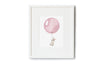 Baby Girl Dusty Pink Round Balloon Picture