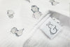 soft baby elephant 100% cotton muslin square cloth