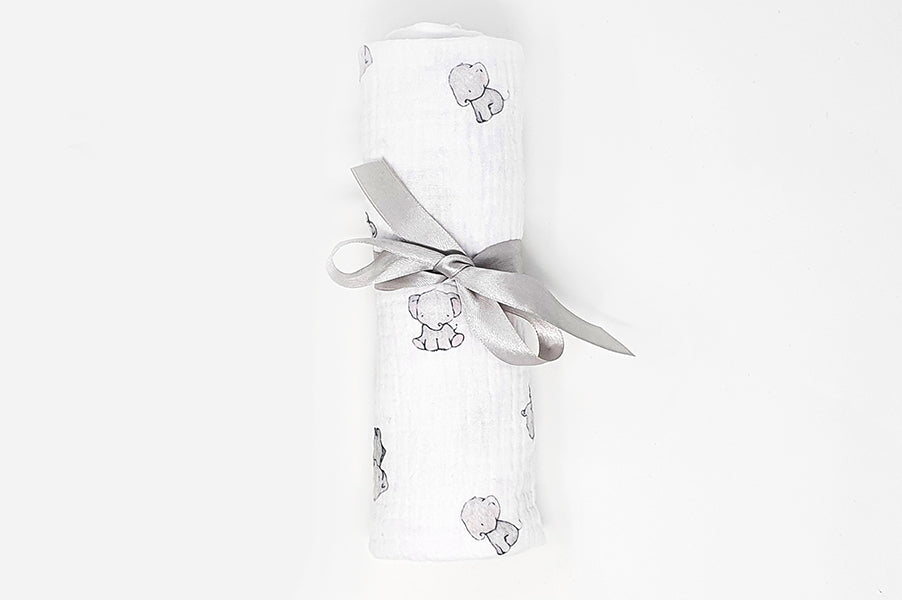 Elephant Celebration Gift Box for Baby Shower, Birthday or Baptism