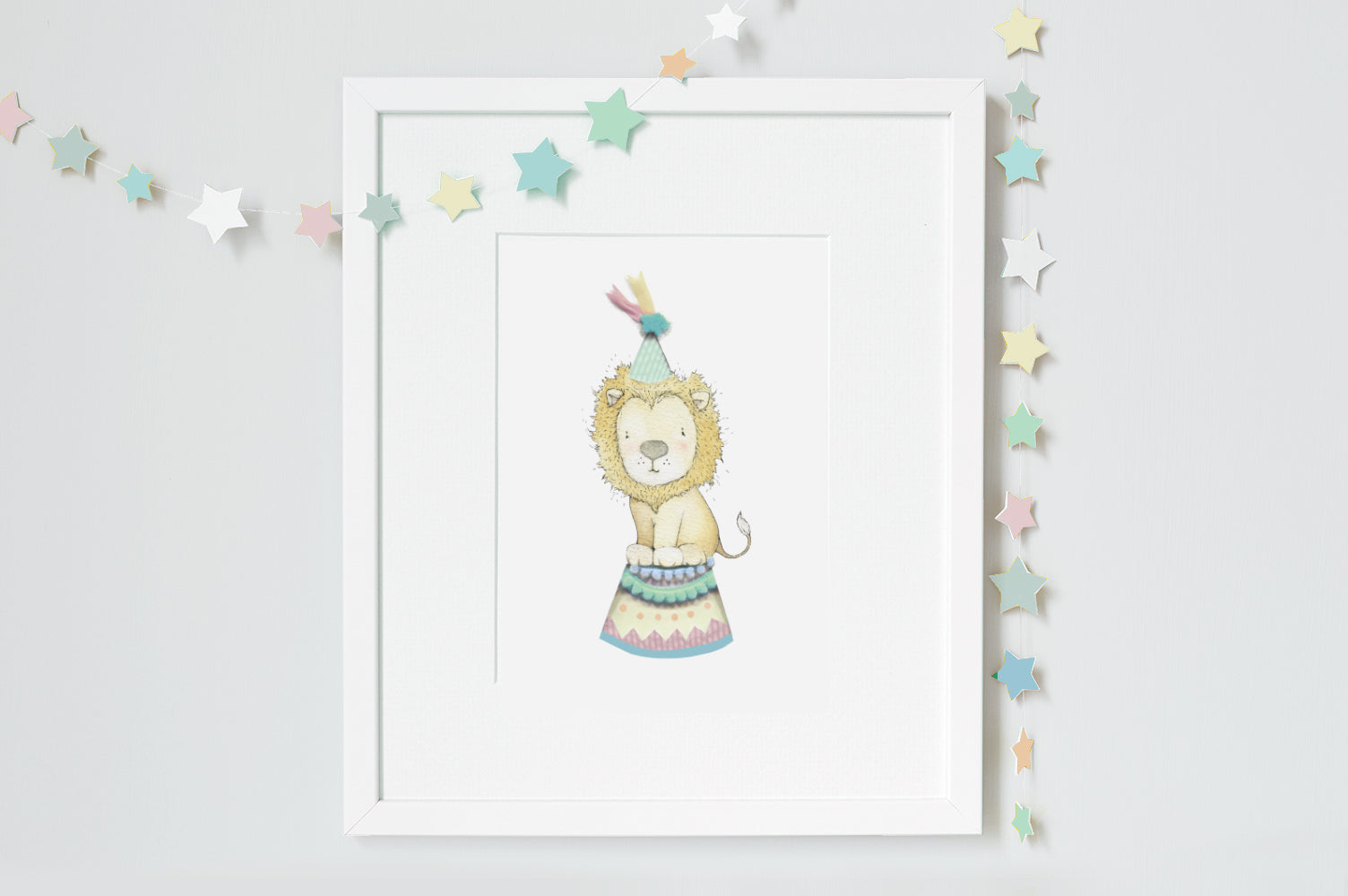 The Famous Lion Kid's Circus Picture