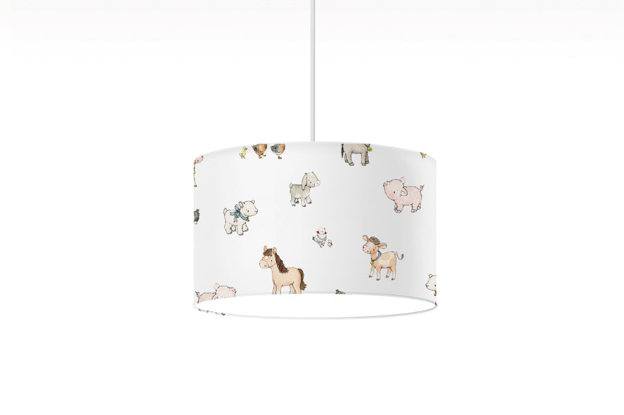 Children's Farm Animal Lampshade