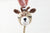 Crochet baby deer fawn dummy pacifier clip