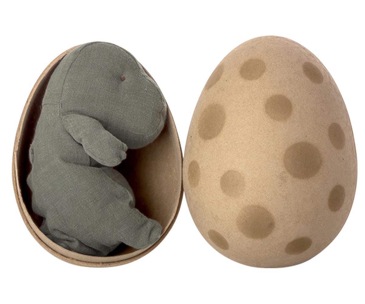 Maileg Children's gantosaurus dinosaur in egg toy