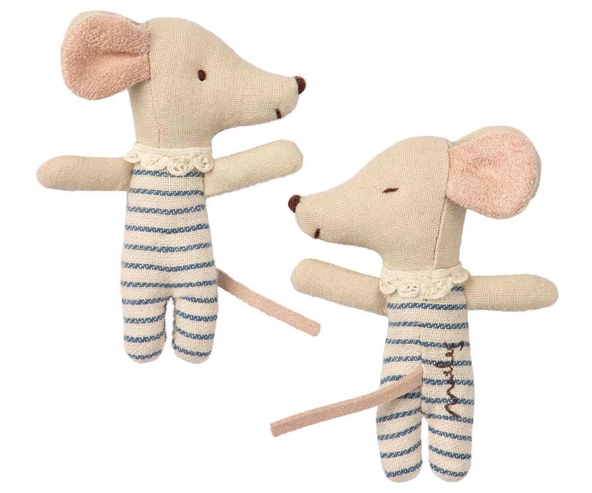 Maileg Sleepy baby boy mouse in a box toy