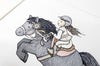 Girl&#39;s Horse Riding Wall Art Picture