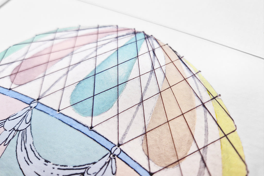 Children&#39;s Hot Air Balloon Journey Nursery Print (Copy)