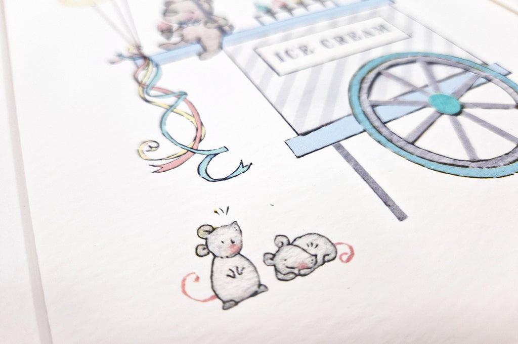 Children&#39;s Ice Cream Cart Fun Fair Picture