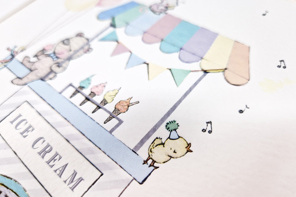 Children&#39;s Ice Cream Cart Fun Fair Picture