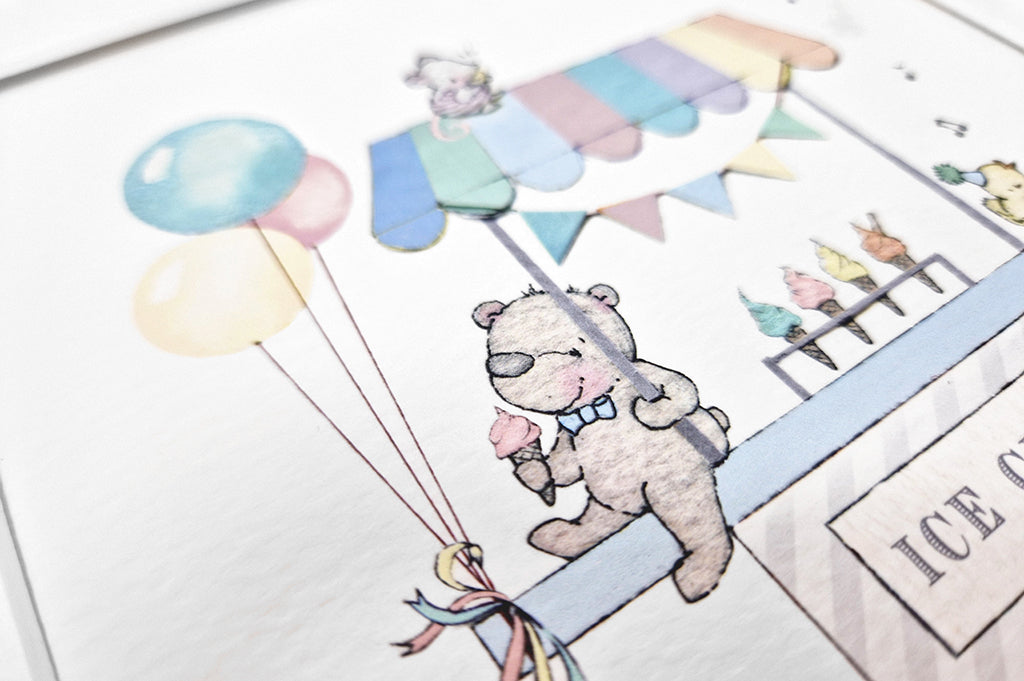 Children&#39;s Ice Cream Cart Fun Fair Picture