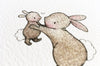 Girl&#39;s Bunny Love Nursery Artwork Set