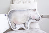 Children&#39;s Animal Shaped Hippo Cushion