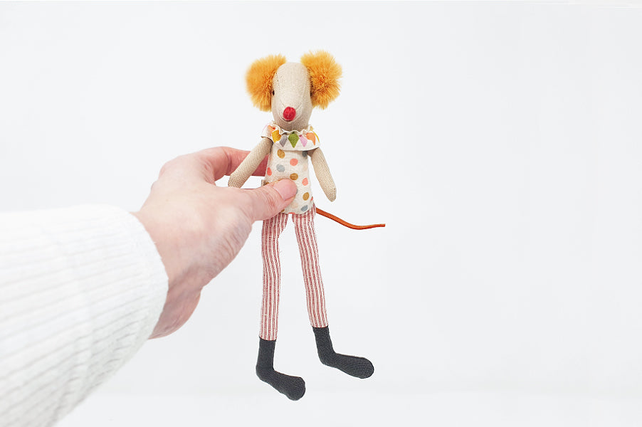 Maileg Clown Mouse Soft Toy