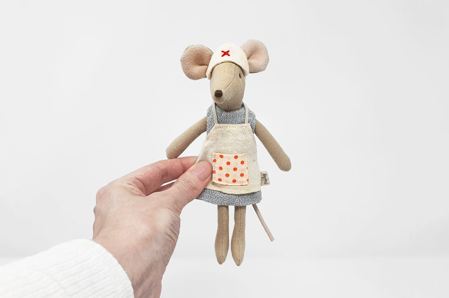 Maileg nurse mouse children's soft toy
