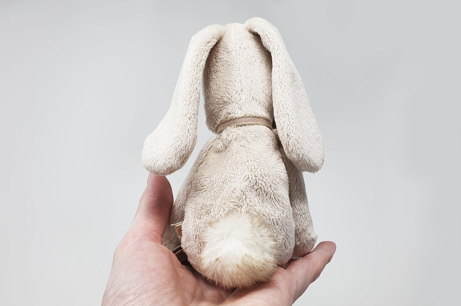 Maileg small soft plush off white baby bunny toy