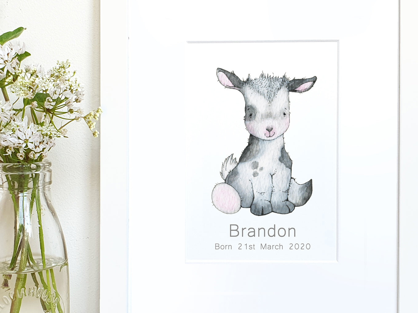 Children&#39;s Newborn Baby Goat Picture