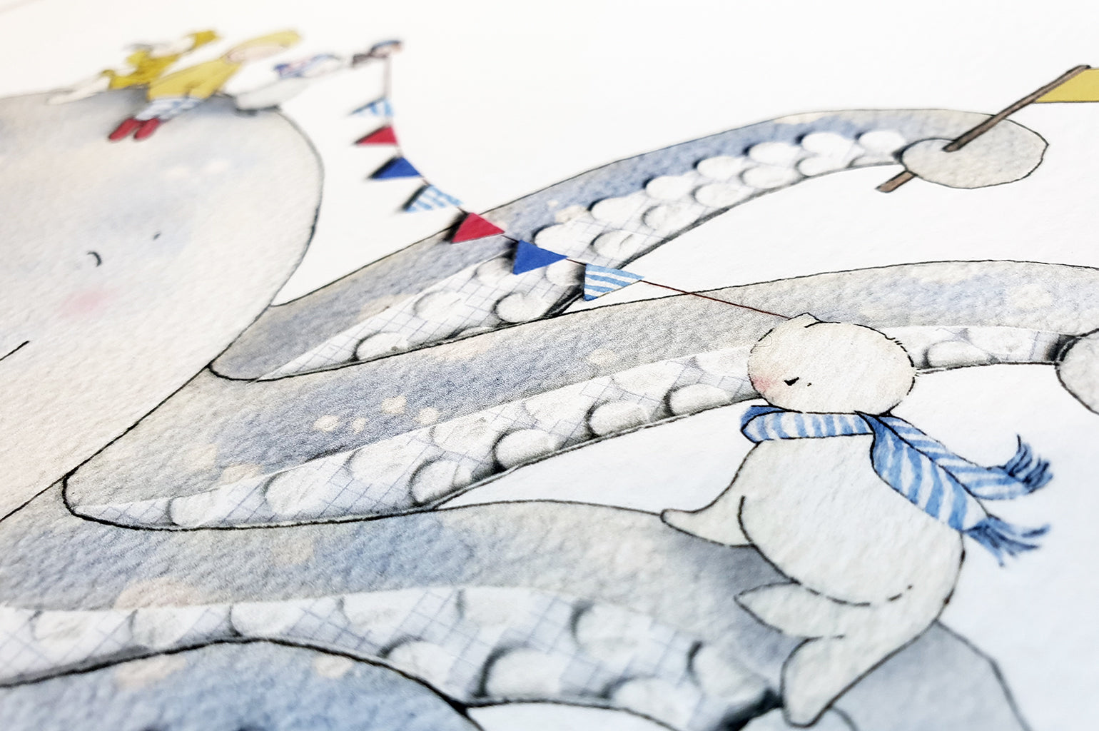 Salty The Octopus Print for Kid&#39;s Bedroom Wall