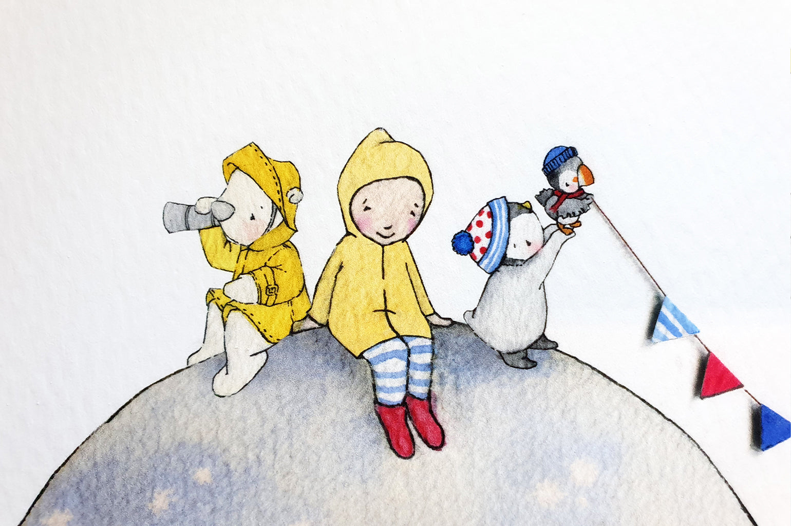 Salty The Octopus Print for Kid&#39;s Bedroom Wall