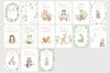 30 Woodland theme Baby&#39;s first year milestone cards