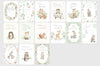 30 Woodland theme Baby&#39;s first year milestone cards