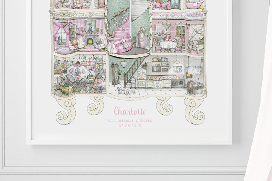 Big Princess Palace Picture for a Girl&#39;s Bedroom